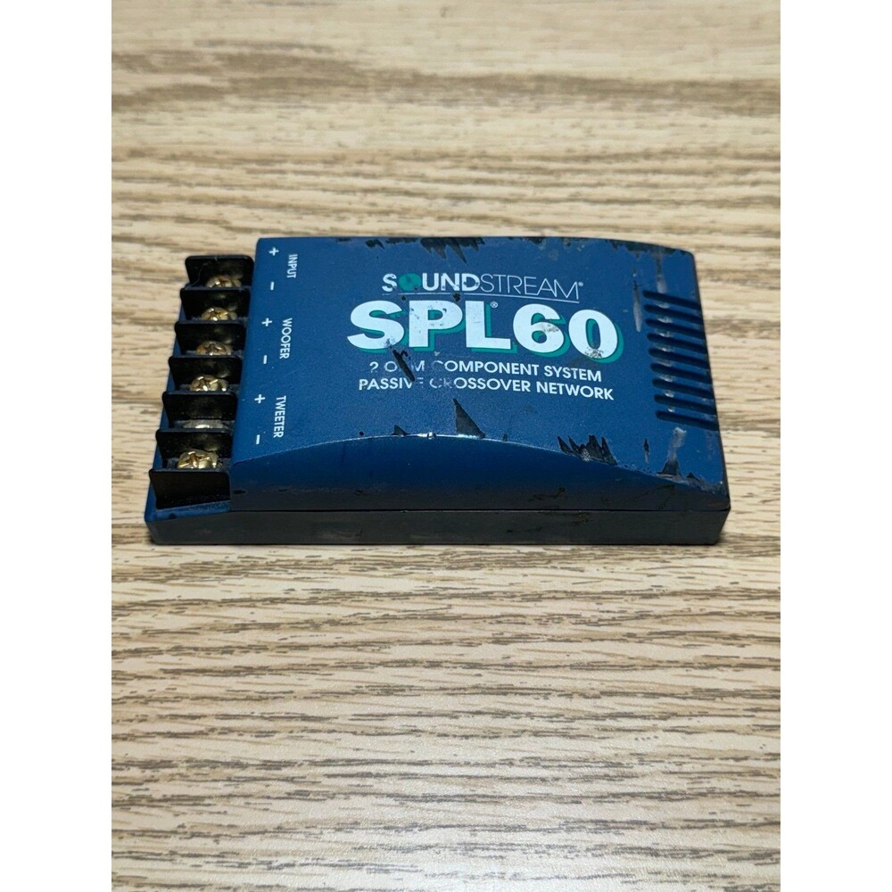 Vintage Old School Audio SoundStream SPL60 2 Ohm Passive Crossover Working